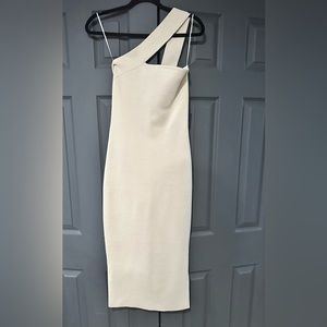 Express Dresses | Express Womens One Shoulder Midi Sweater Dress